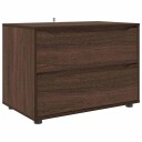  Oppbevaringsskap Brun Eik 80 x 48 x 57 cm Konstruert tre