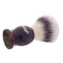 Plisson Shaving Brush, High Mountain White Fibre & Imit. TortoiseshellSize 12