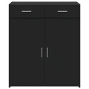  Skjenk svart 80x42,5x93 cm konstruert tre 8721102655593