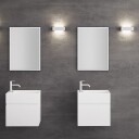 Compact 04R - Vaskeromsskap 50x30, Matt Hvit SolidTec®