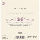D'Addario EJ53C Strengesett Ukulele Concert Hawaiian Black Nylon