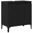  Servantskap Svart Eik 58x33x60 cm Konstruert Tre