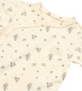 Sofie Schnoor Petit By Omslagsbody L/æ Antique White m. Blomst 56 Langermet Body Hvit