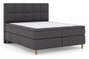 Select No 6 Komplett Sengepakke 180x200 Medium Memory/Pocket   Mørkegrå/Kobberben
