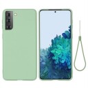 Samsung Galaxy S21 5G Liquid Silikondeksel Grønn