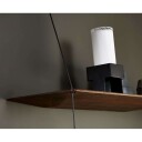 Woud Stedge hylle 80 cm Svartmalt ask