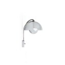 &Tradition Flowerpot VP8 Vegglampe Chrome