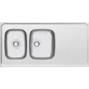 Contura Steel Classic kjøkkenbord rustfritt stål 1200x635x160 mm