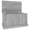 vidaXL Oppbevaringsboks grå sonoma 70x40x38 cm konstruert tre