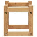 vidaXL Vinstativ for 6 flasker 37x21x21 cm heltre eik