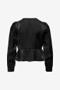 Kids Only Bluse kogVictoria L/S Bow Wvn Svart