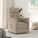  Recliner stol Taupe Gråbrun 70,5 x 96,5 x 95 cm Polyester