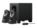 Logitech Z313 2.1 Høyttalersystem med Subwoofer - Svart