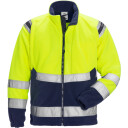 Fristads Vindtett Varseljakke 4041 FE Fleece XL Gul/marinblå