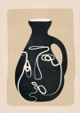 Abstract Art Vase Plakat Plakat / 21x30cm