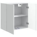 vidaXL Vegghengt skap Hvit 59 x 31 x 60 cm Konstruert tre