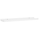 vidaXL Flytende vegghyller 2 stk hvit 60x9x3 cm MDF