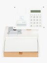 Small Foot - Wooden Toy Cash Register with Scanner 15dlg.