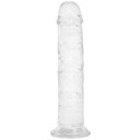 Willie City Realistisk Dildo med Sugekopp Klar 18 cm   - Klar