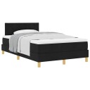  Rammemadrass med madrass svart 120x200 cm stoff