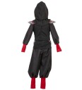 Souza Ninj akostyme Svart/Rød/Sølv 5-7 år 110-122 cm