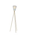 Northern - Oslo Wood Gulvlampe Guld/Lys Blå