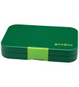 Yumbox Palm Green / Solid Lime Tray Leakproof Tapas XL 4 Bento Lunch Box