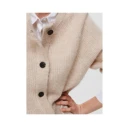 Selected Femme Lulu LS Knit Short Cardigan - Birch Melange L