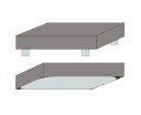 Juna Percale Boxlagen 90X30X200 Cm Hvid - White - 90X30X200CM