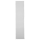 vidaXL Kontorskap med skyvedør 90x40x180 cm lysegrå stål