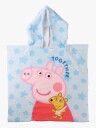 Peppa Gris Strandponcho Mikrofiber Lyseblå