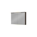 Speilskap FOSSBAD B120 D12 med Lystopp 60 + 60