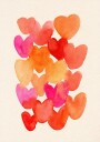 Hearts Plakat Plakat / 21x30cm