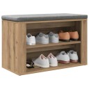  Sko Hylle med hylle artisan eik 75 x 35 x 45 cm Konstruert tre