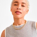 Pilgrim Air Necklace Gold Plated   Gold   ONE SIZE