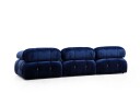 Belgin Boblende Divansofa 3 seter 288 cm   Blå
