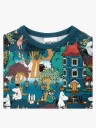 MUMIN Festlighet Body - Blue - 80