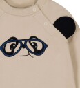 The New Siblings Collegegenser   TnsSivan   Havregrøt m. Panda   The New   68   Collegegenser   Beige   62