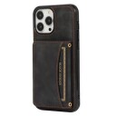 iPhone 14 Pro Hybrid-deksel med Lommebok Svart