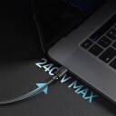 CUKTECH CKCTC615NCBK USB C to USB C 240W 1.5m Black CKCTC615NCBK