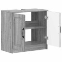 vidaXL Baderomsvaskeskap UTRECHT Grå Sonoma 59,5 x 31,5 x 59 cm
