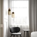 Liuku Pendel Drop Smoked   Mater Liuku Drop   Soverom   Design   Tre   Med en lyskilde