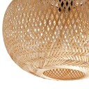 Lindby taklampe Kessia naturlig bambus Ø 40 cm