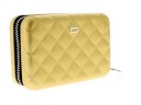 Ögon Designs - Quilted Aluminium zipper lommebok/ kortholder 24 Kort gull farget