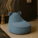 Meowbaby Slimcord Saccosekk Teddy Turquoise