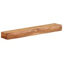  Vegghyller 2 stk 80x17x8 cm heltre akasie