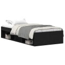  Sengeramme uten madrass svart eik 90x190 cm konstruert tre 3329331