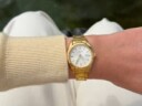 Seiko, Basic dameklokke med gullfarget stållenke