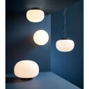 Frandsen Supernate Bordlampe Ø38 Opal White/Black
