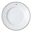 Lexington Icons tallerken 22,5 cm hvit/blå